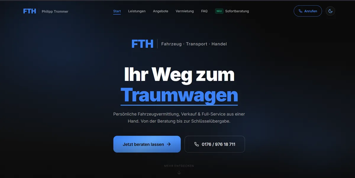 FTH · Vehicle · Transport · Trade